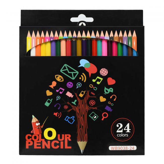 Colored pencils WB-9038-24