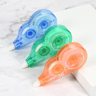 Classic European and American office correction tape, clear stationery Weibo Factory (generationdelivery)