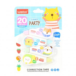 Creative cartoon correction tape mini cute small large capacity correction tape student stationery correction tape wholesale