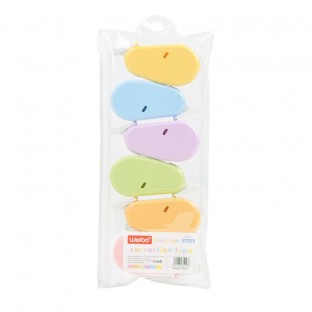 Mini cute 6-pack large-capacity correction tape cartoon portable correction tape