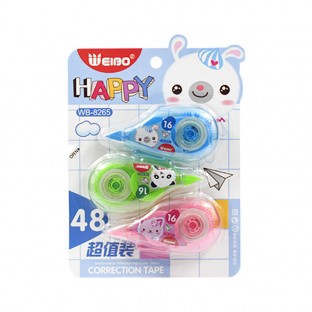 3 Mini Correction Tape Refill Cinta Correctora Decorativa Diario With Replacement Core  School Supplie Customizabl Weibo Factory