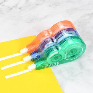 Classic European and American office correction tape, clear stationery Weibo Factory (generationdelivery)