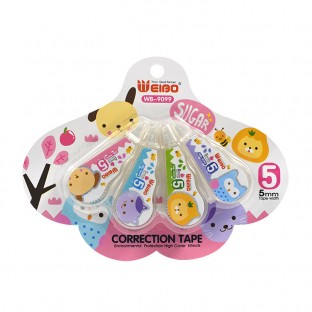 Creative cartoon correction tape mini cute small large capacity correction tape student stationery correction tape wholesale