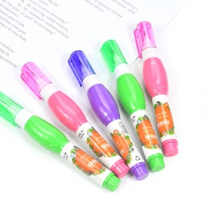 Test Good Fast Drying 12ml White WB New fashion colored Correction Fluid Liquid Pens colores Pcs White Out Modify Pens Wholesale