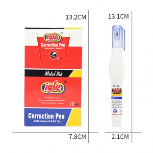 Weibo Smooth Milky colored correction pen fluid joyko coloring paper liquid pena cairan koreksi White Out Modify Correction pen