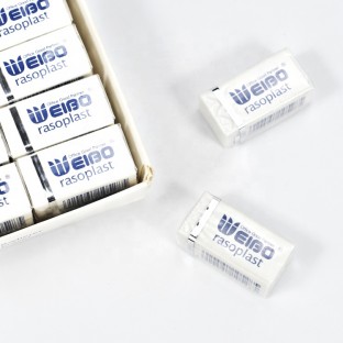 Weibo White Eraser  Small And Soft  Square Wholesale  School Office Use For Art  And  Pencil  Eraser Top Quality  526-40 Eraser