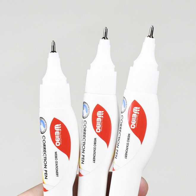Simple and creative white quick-drying typos correction correction fluid correction fluid learning and office dual-use