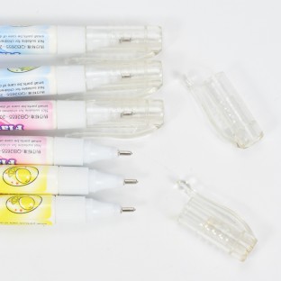 Quality Milk White Out custom correct fluid pen liquid paper whitener colored colored corrector pens liquid pena cairan koreksi