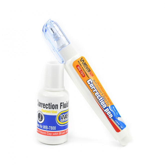 Creative portable correction fluid correction fluid student typo correction elementary school