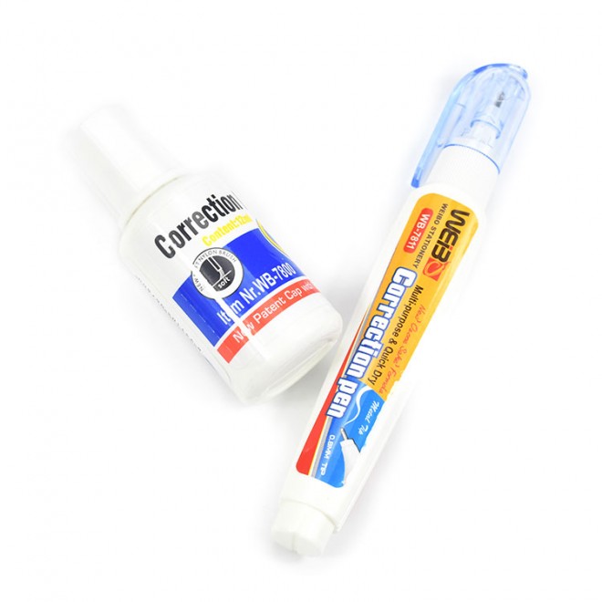 Creative portable correction fluid correction fluid student typo correction elementary school