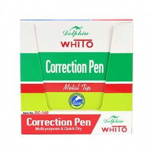 Brand WEIBO Long shelf life and durability Wholesale quick dry correction flui correction pen Non-toxic Error correction pen