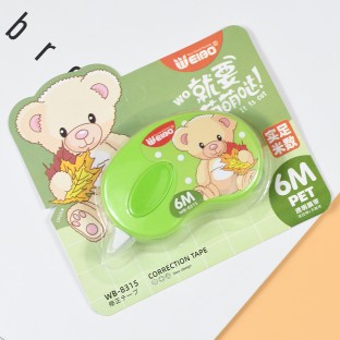 Hotsale In Stock Kawaii White Out Correction Tape Corrector Tape School Kid Office Supply Student Stationery WB 8315 Accessories