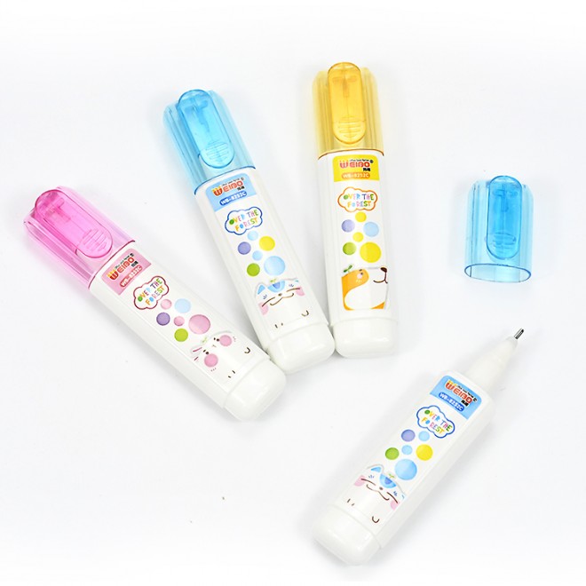 Factory On Sale cartoon correction liquid pen mini cute high capacity student stationery supplies affordable pack