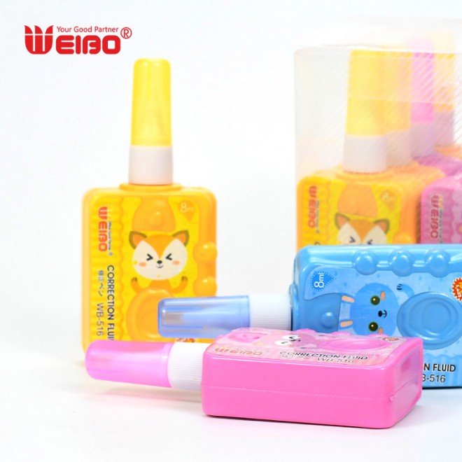 Correction fluid pen, correction fluid for children, multi-color correction fluid for learning