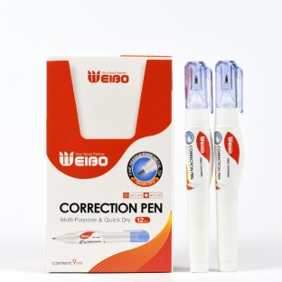 Simple and creative white quick-drying typos correction correction fluid correction fluid learning and office dual-use
