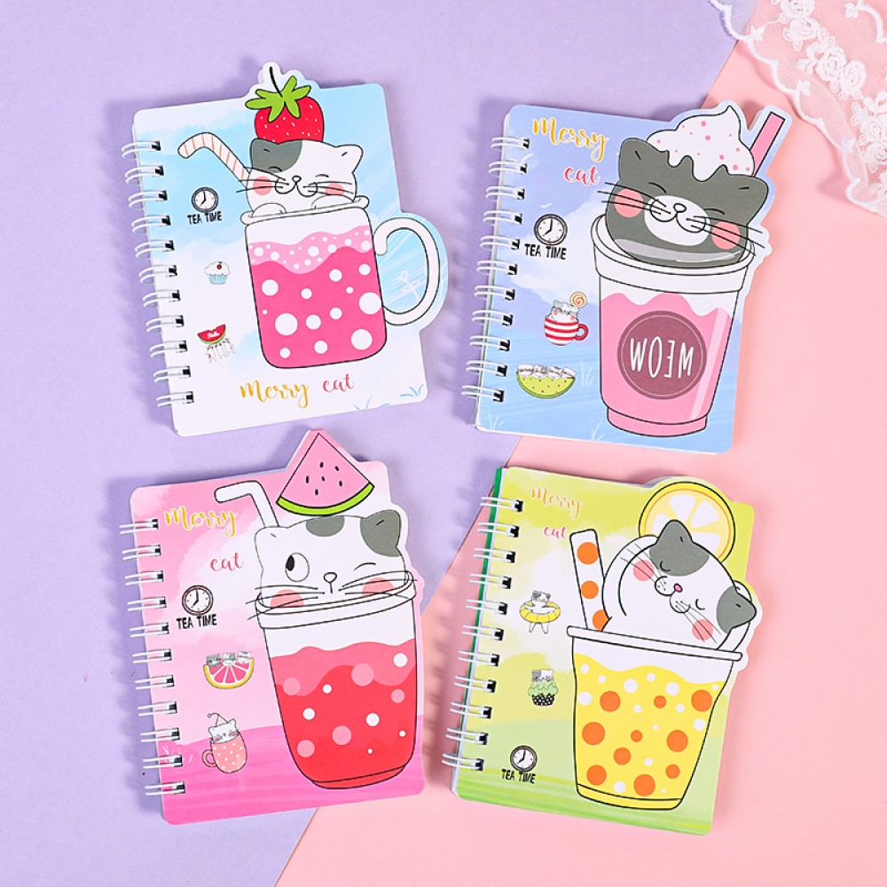 Mini Cat Tea Time Notepad