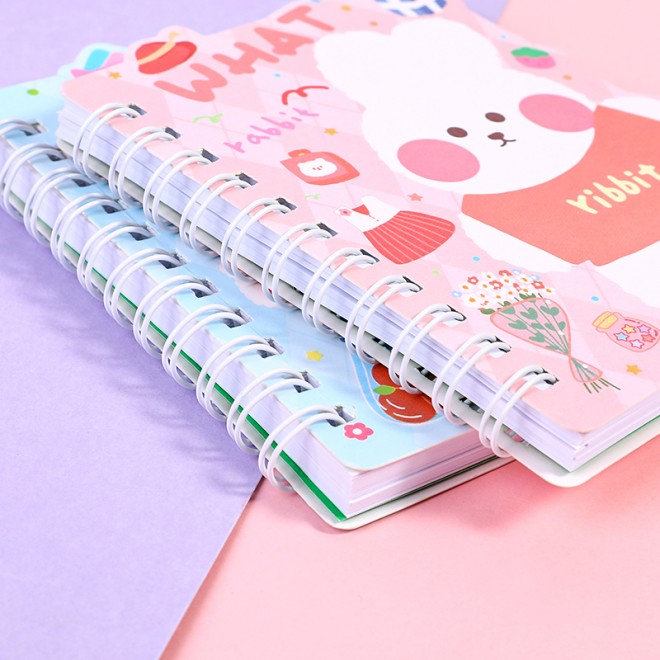 Coil notebook Xiaoxiong student notebook Weibo mini notebook diary portable office notepad wholesale