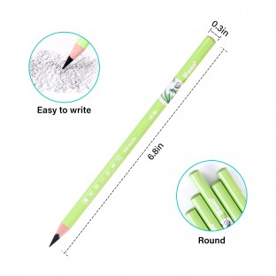 2022 Factory hot sale school green color hard carbon stationery drawing set children's creative colored pencils art