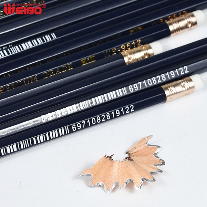 Brand Weibo Cartoon Boxed Pencils 12 Pack Student Writing HB Pencil with Eraser Holiday Prize Gift Wholesale Pencil