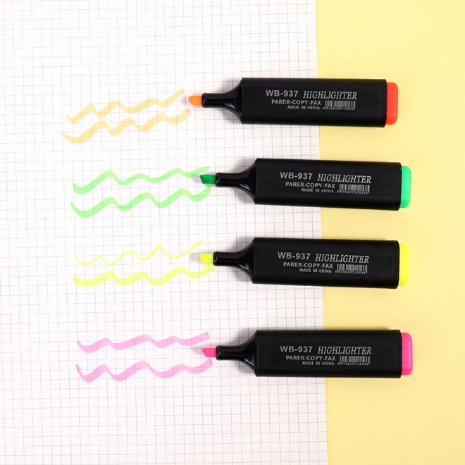 Manufacturer's fluorescent pen, large volume, wholesale creative, hand account, note number, Bi Weibo, painting, graffiti, key