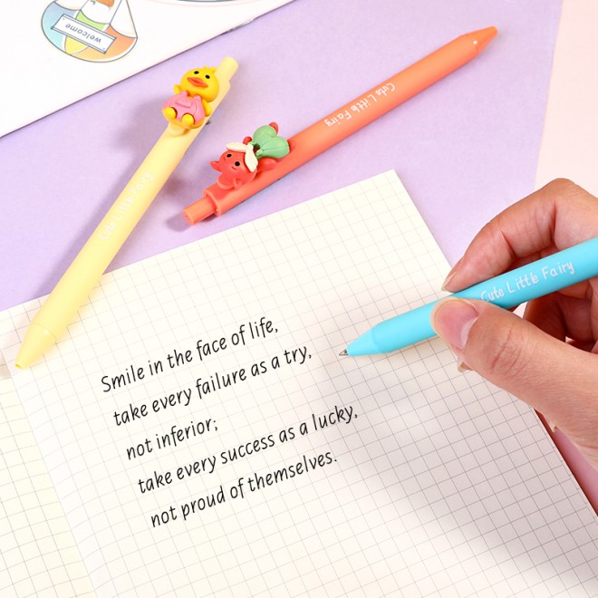 WEIBO Pet design display package 0.7mm retractable ballpoint pen school students supply roller ball point pen