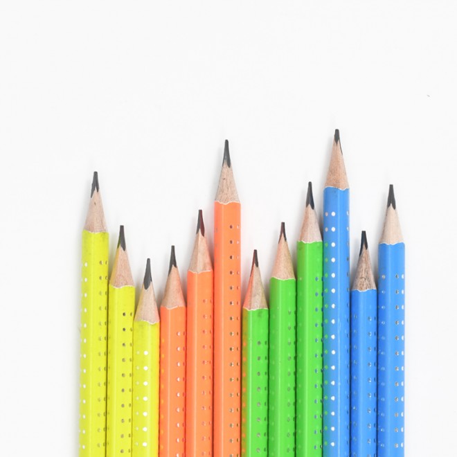 Weibo pencils 12 HB pencils in a box elementary school pencils with eraser student stationery wholesale