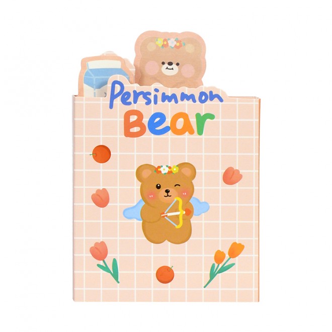 Weibo stationery cute notebook cartoon animal multi-color sticky note paper can be attached to student utensils to send gifts