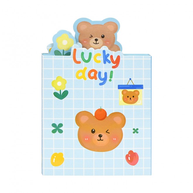 Weibo stationery cute notebook cartoon animal multi-color sticky note paper can be attached to student utensils to send gifts