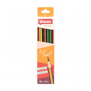 Weibo colorful minimalist wind log students with eraser pencil set manufacturers wholesale can be customized