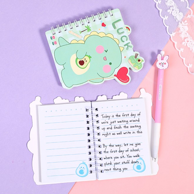Coil book small dinosaur student small book weibo mini notebook diary portable office notepad wholesale