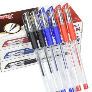 WEIBO Brand Test Good Stationery Supply WB-009 Black,Red and Blue 0.5mm neutral Gel pens for school students office,easy writing