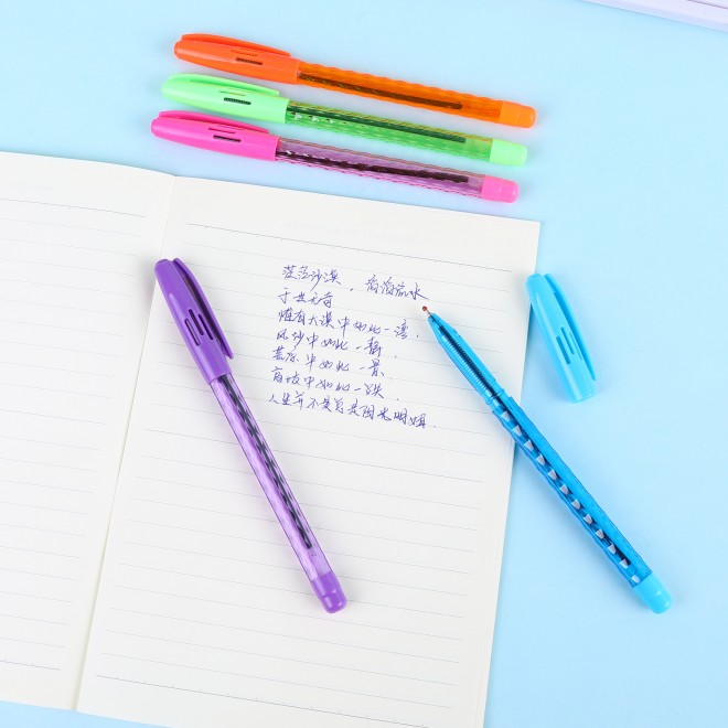 WEIBO luxury ballpoint pen white plastic ballpoint pen ball  Fashion trend of new hot selling products Smooth and durable  trade