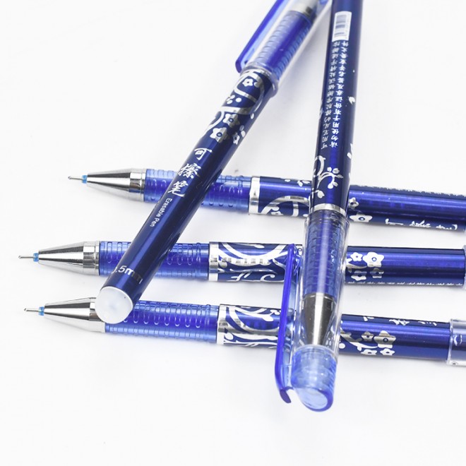 New cheap erasable neutral pens durable non-toxic plastic comfort erasable pens Weibo factory wholesale