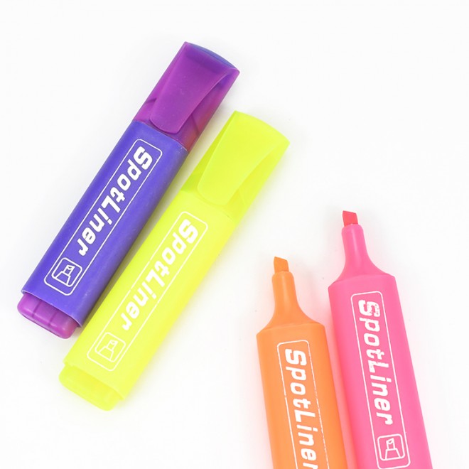 Brand WEIBO Creative color highlighter hand-painted stationery multi-color student note book  outline pen Emphasis Marker Pen
