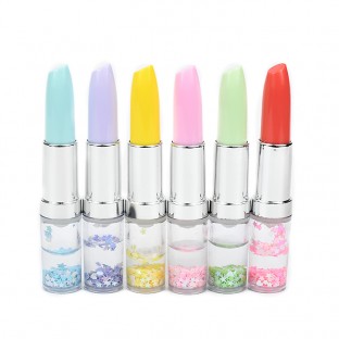 Weibo New Cute lipstick neutral pen Korea creative stationery learning office supplies prize wholesale advertising pen