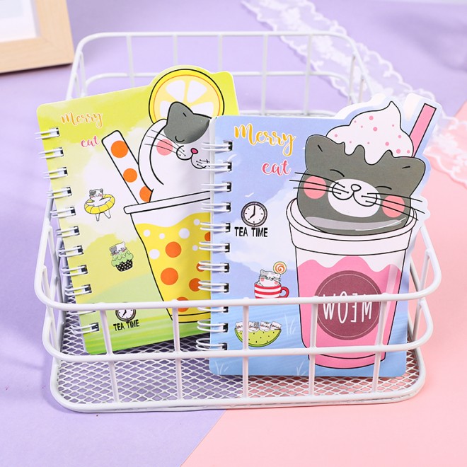 Coil book Little cat Student small book Weibo mini notebook diary portable office notepad wholesale