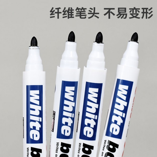 12PCS Erasable Smooth Whiteboard Marker Pen Environment Friendly Office School Meeting Utility WritingPens Easy to use WB-8008