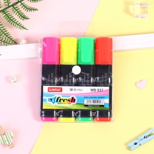 Manufacturer's fluorescent pen, large volume, wholesale creative, hand account, note number, Bi Weibo, painting, graffiti, key