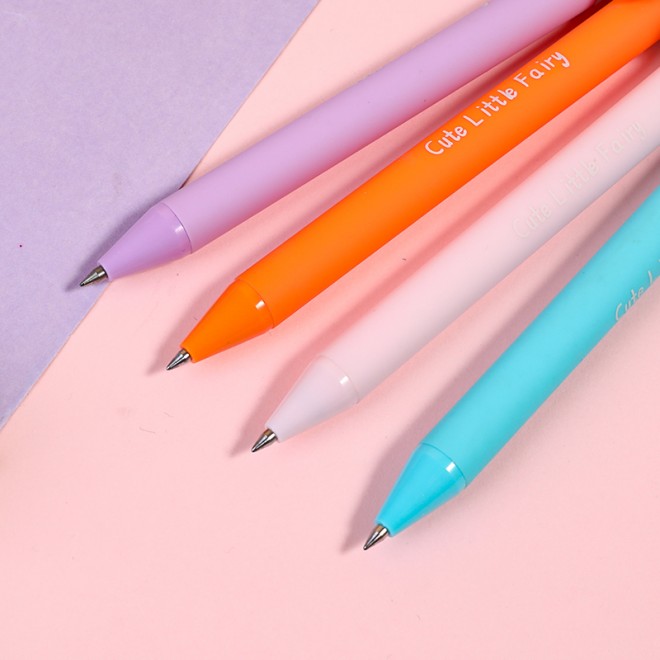 WEIBO Small animal design display package 0.7mm retractable ballpoint pen school students supply roller ball point pen