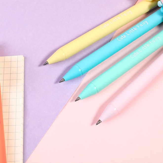WEIBO Pet design display package 0.7mm retractable ballpoint pen school students supply roller ball point pen