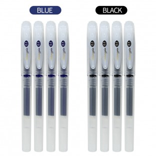WEIBO Brand Enormous Capacity Items Test Good Stationery Supply Nice Pen Gel Ink Smooth Writing Pens BLK/BLUE Max 0.5mm WB-1022