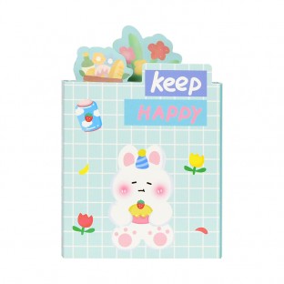 Weibo stationery cute notebook cartoon animal multi-color sticky note paper can be attached to student utensils to send gifts