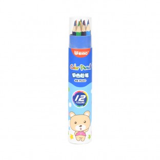 Brand WEIBO Custom Kids Adults Artist Oil Based Colored Pencils,Soft Core Water Soluble Coloring Pencil Set 12/24 Colors