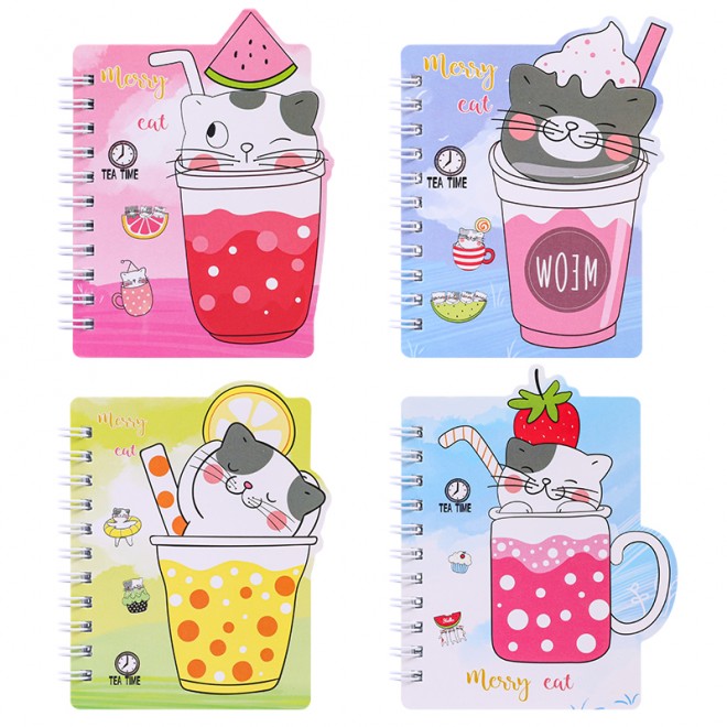 Coil book Little cat Student small book Weibo mini notebook diary portable office notepad wholesale