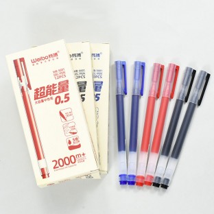 enormous ink capacity Promotional Items Smooth Writing Gel Ink Pens 2000 m+