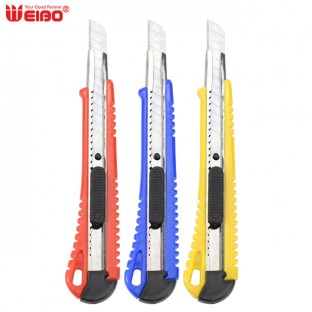 Newest Office Supply Portable Small Detachable Lock Utility Paper Knife For Office Home Set Stationery