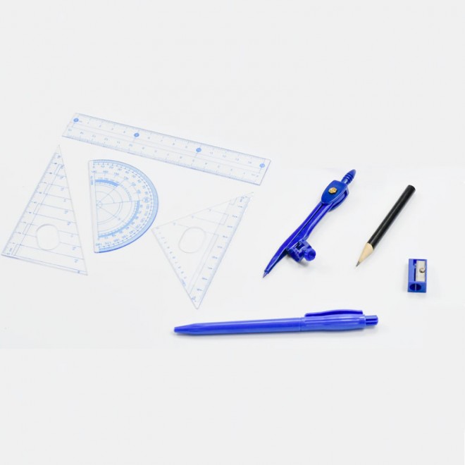 Math Set WB688 Compasses Painting Examination Set Geometry Protractor Math Drawing Ruler School Compasses For Student Stationery