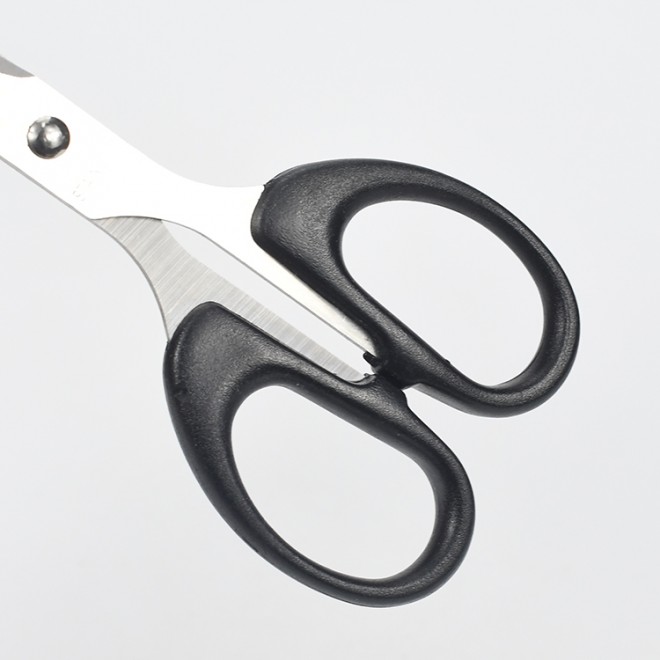 16cm Portable Black Steel Durable Household Scissors Multi-Purpose Cutting School and Office Supplies Sewing Shears