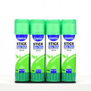 Factory sale 25g 12pcs  Strong Adhesive Green Glue Stick  for Adult Kids School Hand DIY Making Craft Scrapbooking
