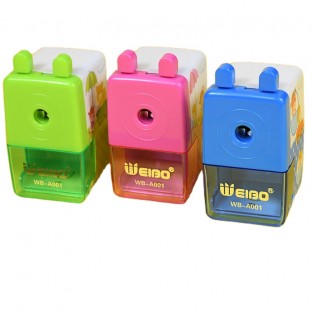 Funny Kawaii pencil sharpener cute School Stationery Gift Set utility cutter Rotary Office knife sharpening school cheap Wb a001